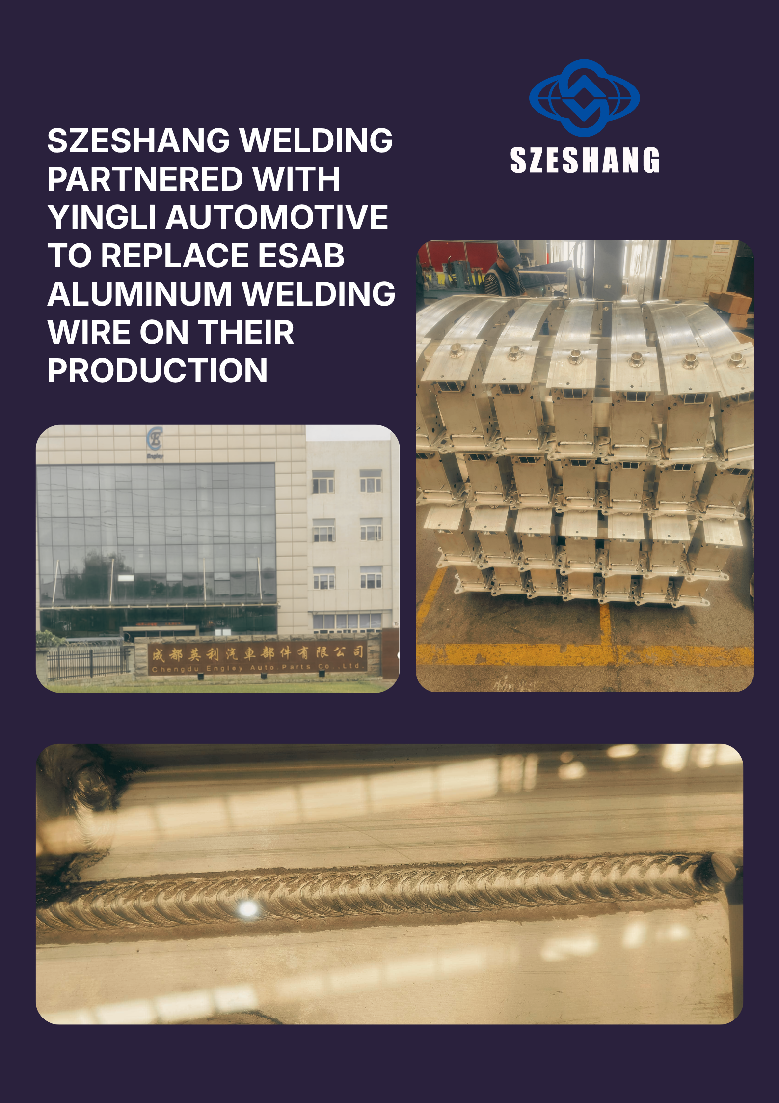 Szeshang Partnered with Yingli Automotive Szeshang se asoció con Yingli Automotive