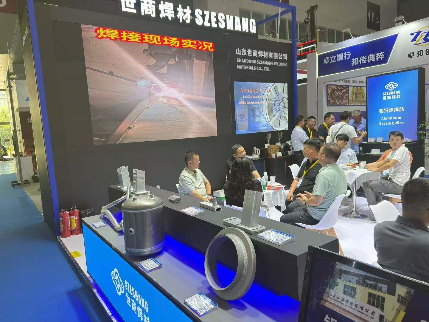 Soldadura Szeshang en la feria de Essen